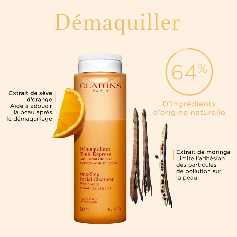 Clarins Démaquillant Tonic Express - Toutes Peaux 4 Clarins Démaquillant Tonic Express - Toutes Peaux – Image 4