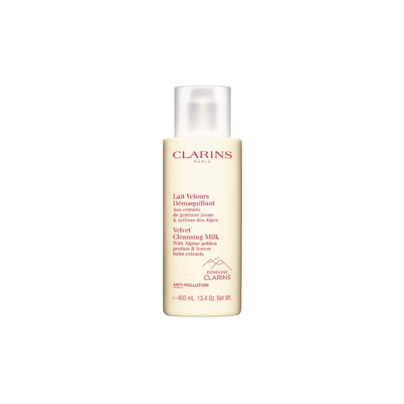 Clarins Lait Démaquillant Velours Aux Extraits De Gentiane Jaune & Mélisse Des Alpes - Peaux Normales Ou Sèches 2 Clarins Lait Démaquillant Velours Aux Extraits De Gentiane Jaune & Mélisse Des Alpes - Peaux Normales Ou Sèches – Image 2