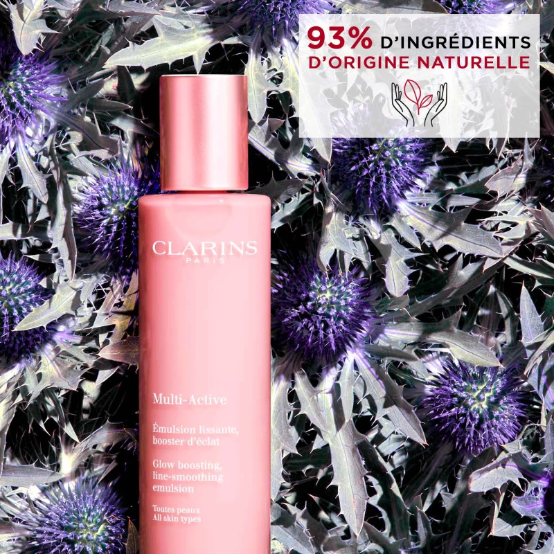 Clarins Multi-Active - Emulsion Lissante, Booster D’éclat – Toutes Peaux 3 Clarins Multi-Active - Emulsion Lissante, Booster D’éclat – Toutes Peaux – Image 3