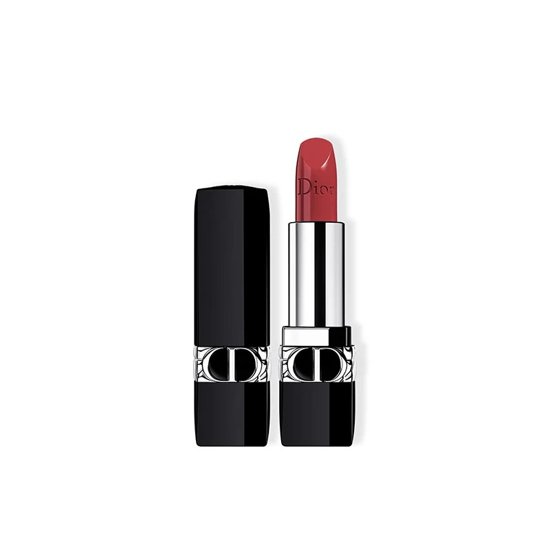 DIOR Rouge à Lèvres Rechargeable Couleur Couture 3,5gr - 4 Finis : Satin, Mat, Métallique Et Velours 18 DIOR Rouge à Lèvres Rechargeable Couleur Couture 3,5gr - 4 Finis : Satin, Mat, Métallique Et Velours – Image 18