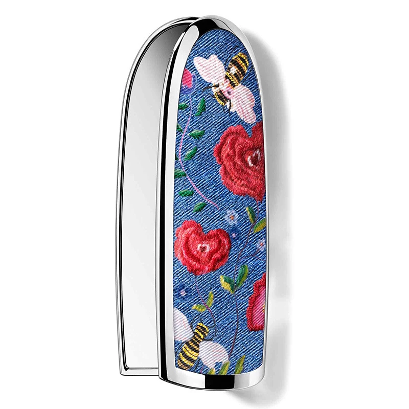 Guerlain Rouge G - L'écrin Double Miroir - Edition Limitée Floral Denim 6 Guerlain Rouge G - L'écrin Double Miroir - Edition Limitée Floral Denim – Image 6