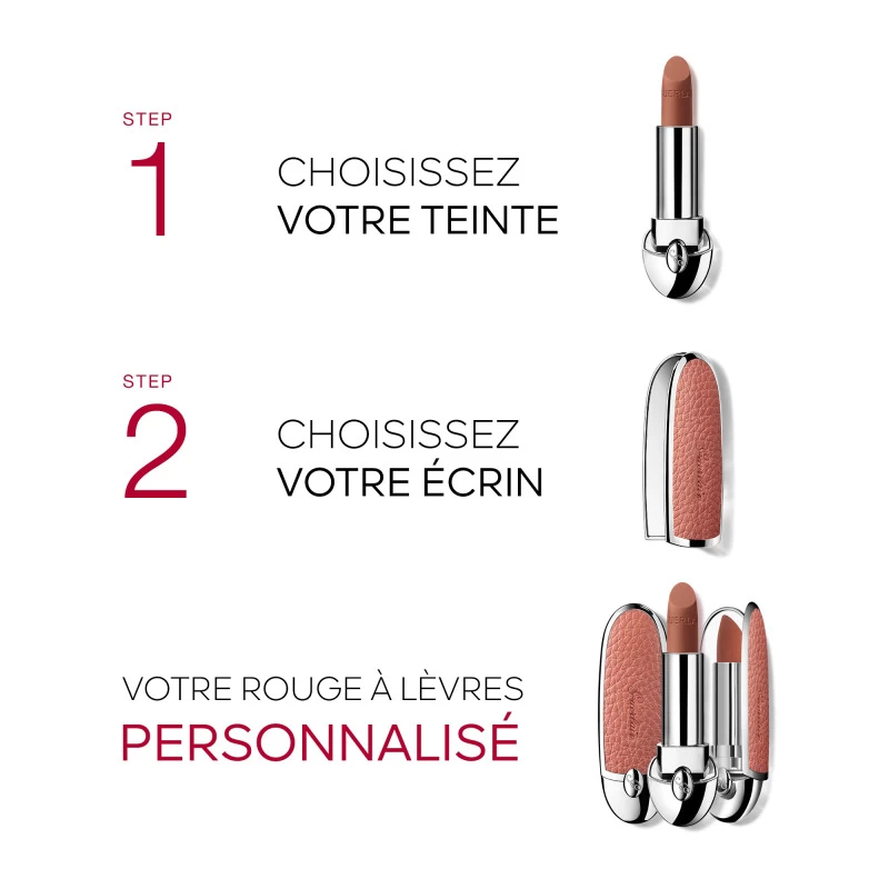 Guerlain Rouge G Naturally - L'écrin Double Miroir - Edition Limitée 2 Guerlain Rouge G Naturally - L'écrin Double Miroir - Edition Limitée – Image 2